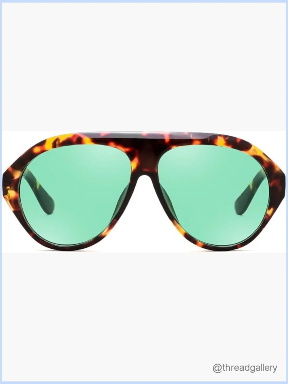Retro Oversized Aviator Sunglasses UV400 Protection Shades